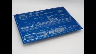 Blauwdrukken van marineschepen