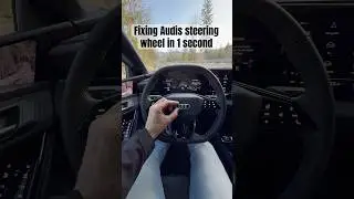 Fixing Audis hated steering wheel in 1 second