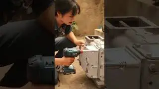 Genius Girl Fixes Broken Machine And It Now Looks Like New! #restoration #machine