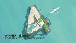 WINNER - ISLAND Split Audio [Korean (Left) vs Japanese (Right)]