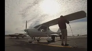 Puddle jump in N374LS - Flight Design CTLS - Class C Airspace - Amazing VIEW