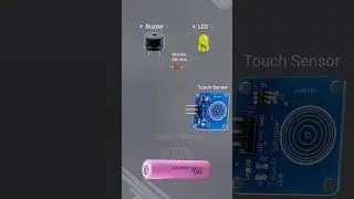Simple Touch Sensor Bell Circuit #basic #circuit #electronics