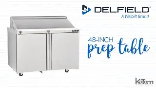 Delfield 48-in. Sandwich/Salad Prep Table (4448NP-12)
