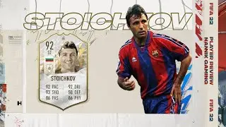 92 STOICHKOV PRIME ICON PLAYER REVIEW FIFA 22