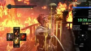 Dark Souls Remastered All Bosses Speedrun in 1:20:47 IGT with Pyromancy