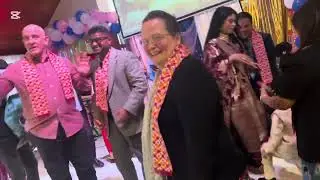 Ld Roshan Sundas singing Christmas Program at JFA church all Pastors, Pastors wife dance 