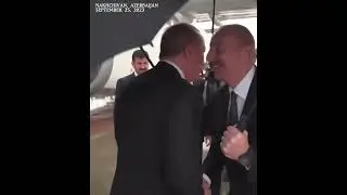 Turkey's Erdogan welcomed by Azerbaijan's Aliyev for Karabakh talks