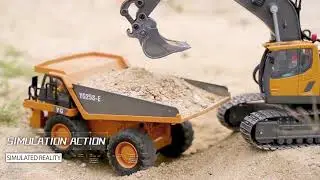 RC CAR/ 1:20 2.4GHz RC 11Channels Alloy Excavator / Excavator Toy /Mini RC Excavator for Kids