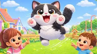 Meow Meow Billi Karti | Hindi Rhyme For Kids | म्याऊ म्याऊ | Balgeet In Hindi