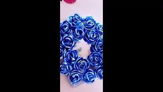 How to make flowers// Egg tray craft ideas//mirror decorating with egg tray //Egg tray flowers