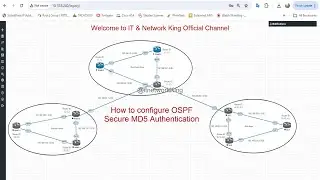 How to configure OSPF MD5 Secure Authentication - Quick Lab Guide