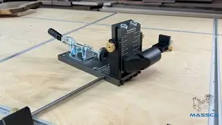 Шаблон для сверления отверстий под карманы Massca M2 Pro из алюминия