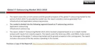 IT Outsourcing Market Global Research & Analysis Report 2019