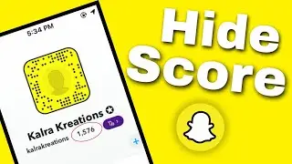 How to hide Snapchat Snap scores? (Hindi)