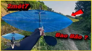 Bất Ngờ !! Gặp Cơn Bão To Khi Đang Thả Diều , Dây Bị Mắc Lên Ngọn Cây | Nam Kite HiHi