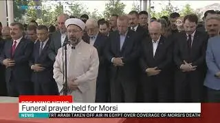 Funeral prayers held for ex-Egyptian president Morsi in Istanbul