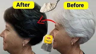 gray hair turn to black hair naturally permanently in 10 minutes - 100% tested and effective .