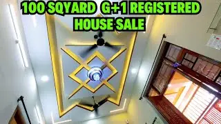 100Sqyard Registrated House For Sale in Hyderabad islamiya Hills Colony Bandlaguda