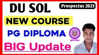 SOL New Course: PG Diploma in Automated & Digital Library Management | Sol PG Diploma admission 2023