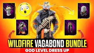 Free Fire WildFire Vagabond Bundle God Level Dress Combo || No Top Up Dress Combination | Not XZRT |