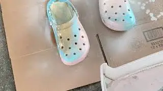 Trying to hydro dip my crocs