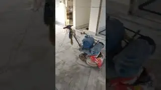 Marble Floor Polishing work Going on. By Rajaram marble contractor.