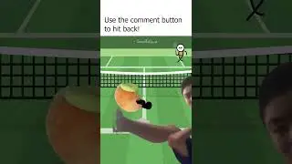 Use the commet button to hit back