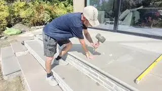Building the big stone steps part 9