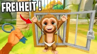 Ist mein BABY Affe jetzt WIRKLICH frei...?! - I am Monkey VR Deutsch