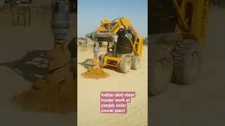 Drilling work for machine #shorts #trending #youtubeshorts #viralvideo #shortvideo #skidloader