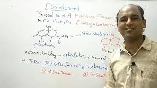 Santonin|Santonin structure elucidation|Terpinoids|M.Sc Natural Product|Synthesis of santonin