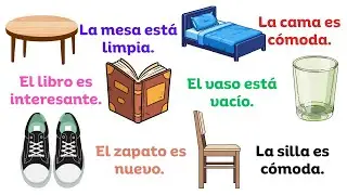 Practice Daily Spanish | Common Objects Sentences &ndash; (A1&ndash;A2) | Learn Spanish