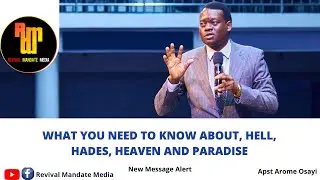 Apst Arome Teach On , Hell Hades, Heaven and Paradise