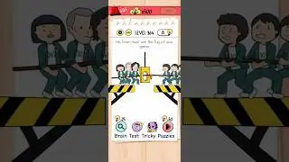 Brain Test Level 364: Win Tug of War! Tilt Trick! #shorts #squidgame