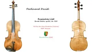 Ferdinand David, op.30, Nr. XXII, Russisches Lied