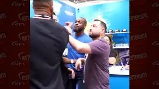 Giant Body Builder Confronts Jon Jones About His Past...