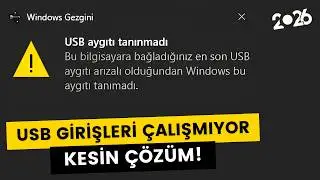 USB Algılamama Sorunu USB Portları &Ccedil;alışmıyor | Kesin &Ccedil;&ouml;z&uuml;m - 2025