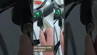 Unparalleled Suspension, LED Display & Long-Lasting Battery - Gosporty Electric Cycle