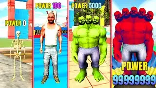 Franklin Upgrading $1 To $1,000,000,000 Red Hulk In Indian Bikes Driving 3D !