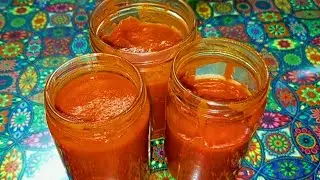 طريقه عمل صلصه (معجون) الفلفل الاحمر لازم تكون موجوده في كل بيت بجد سهله جدا