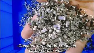 Constant Force Spring for Carbon Brush
