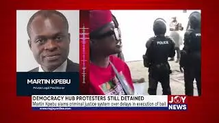 Martin Kpebu slams criminal justice system over delays in execution of bail. #StopGalamseyNow