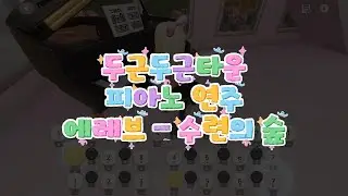 두근두근타운 메이플스토리 ost 에레브 수련의숲 피아노 연주 ˖˚˳♡