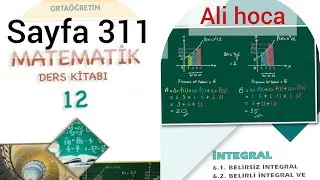 MEB 12.SINIF MATEMATİK KİTABI ALIŞTIRMALAR SAYFA 311