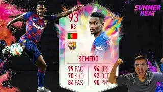 EASIEST GRIND EVER?!? INSANE TIME VALUE 93 RATED SUMMER HEAT NELSON SEMEDO PLAYER REVIEW! FIFA 20 UT