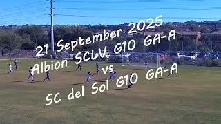 Albion SCLV G10 GA Aspire vs SC del Sol G10 GA Aspire- 2025 Sep 21- NO AUDIO