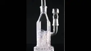 Hi Si Glass Hex Stemless Bubbler