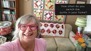 How often do you switch quilts in your home?