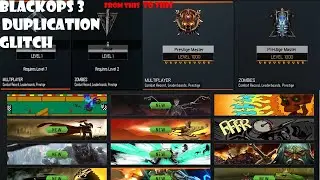 BO3 ACCOUNT DUPLICATION GLITCH WORKING 2021! *UPDATED VERSION* DUPLICATE ANY ACCOUNT ON BLACK OPS 3!