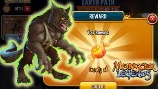 Monster Legends Wolfgang Earth Path Episode 8 review cost candy Egg scroll